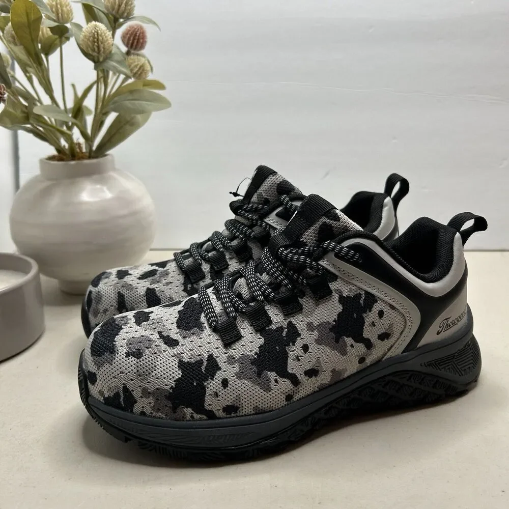Thorogood AST Low Top Camo Safety Toe Work Sneakers Men 5.5M Women 7.5M